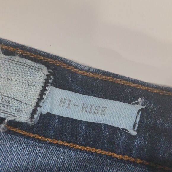 Free People Hi-Rise Skinny Jeans Dark Wash size 28 - Picture 4 of 10